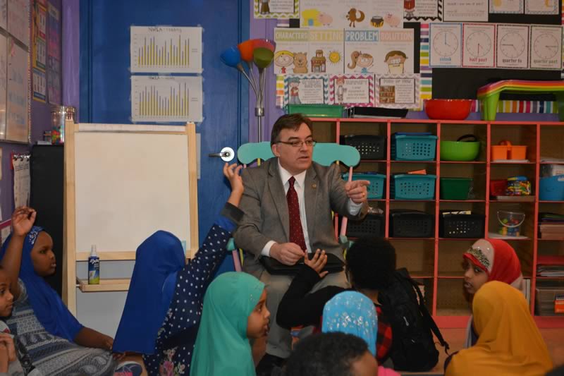 Thank you, Senator John Hoffman for Banaadir Academy South Campus!