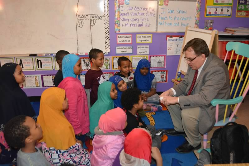 Thank you, Senator John Hoffman for Banaadir Academy South Campus!