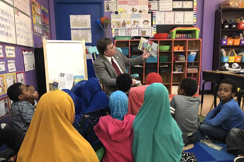 Thank you, Senator John Hoffman for Banaadir Academy South Campus!