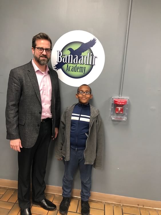 Superintendent Erlandson stopped at Banaadir South