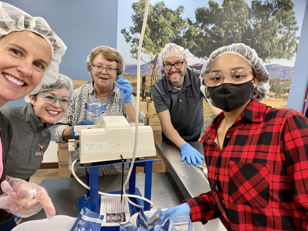 MN Virtual Schools Students at Feeding our future