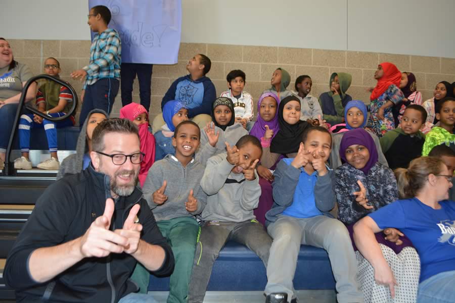 Banaadir North students basketball game